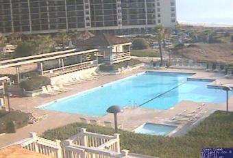Myrtle Beach webcam - Ocean Creek Resort Pool webcam, South Carolina, Horry County