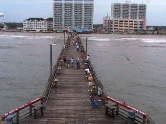 Myrtle Beach webcam - Cherry Grove Pier webcam, South Carolina, Horry County