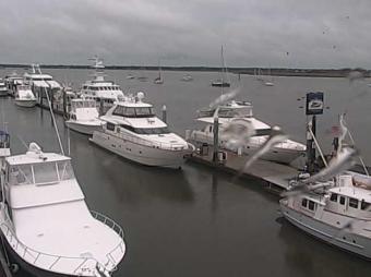 Charleston webcam - Charleston City Marina webcam, South Carolina, Charleston County