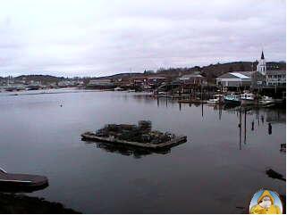 Boothbay Harbor webcam - Brown's Wharf Inn 5 webcam, Maine, Lincoln County