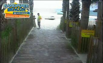 Panama City Beach webcam - Sandpiper Beacon Beach Resort webcam, Florida, Bay County