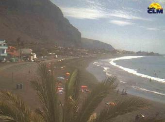 Valle Gran Rey webcam - Playa de La Calera en Valle Gran Rey webcam, Canary Islands, Santa Cruz de Tenerife