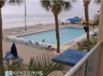 Panama City Beach webcam - Regency Towers Resort webcam, Florida, Bay County