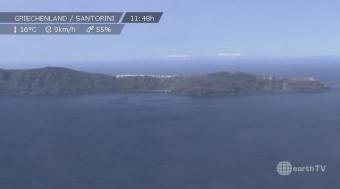 Santorini webcam - Santorini Imerovigli webcam, Cyclades, Cyclades