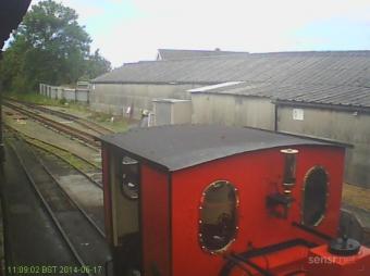 Tywyn webcam - Talyllyn Railway Pendre webcam, Wales, Gwynedd