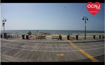 Ocean City webcam - 9th Street Beach and Boardwalk Ocean City webcam, New Jersey, Cape May County