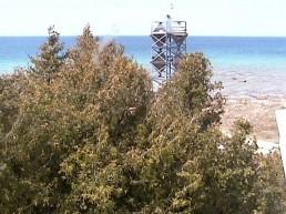 Northport Bay webcam - Grand Traverse Lighthouse webcam, Michigan, Leelanau County