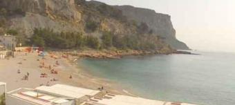 Baie de Cassis webcam - Plage de la Grande Mer webcam, Provence-Alpes-Cote d'Azur, Var