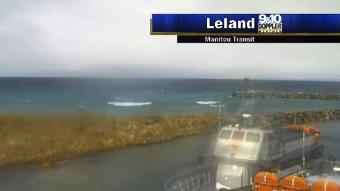 Leland webcam - Manitou Transit webcam, Michigan, Leelanau County
