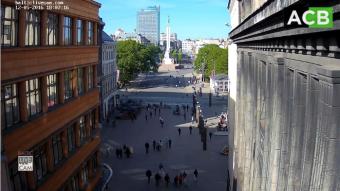 Riga webcam - The Freedom Monument Square webcam, Riga, Riga