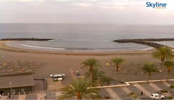 Los Cristianos webcam - Las Vistas Beach webcam, Canary Islands, Santa Cruz de Tenerife