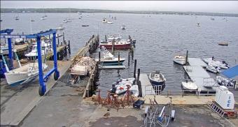 Mattapoisett Harbor webcam - Ned's Point Boatyard webcam, Massachusetts, Plymouth County