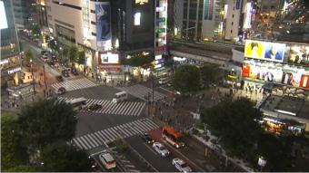 Tokyo webcam - Shibuya Crossing webcam, Kansai, Honshu