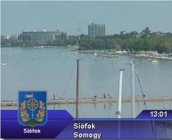 Siofok webcam - Siofok webcam, Southern Transdanubia, Somogy