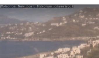 Mykonos webcam - Mykonos New Port  webcam, Cyclades, Cyclades