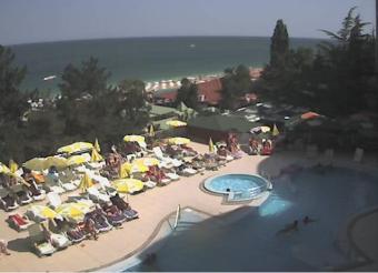 Golden Sands Resort webcam - Luna hotel - Golden Sands webcam, Black Sea, Bulgarian Black Sea Coast