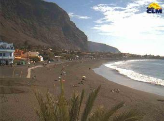 La Gomera webcam - Playa de La Calera en Valle Gran Rey webcam, Canary Islands, Santa Cruz de Tenerife