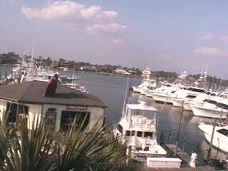 Gulf Shores webcam - Zeke's Marina webcam, Alabama, Baldwin County