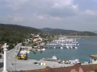 Baia di Talamone webcam - Talamone Port webcam, Tuscany, Livorno