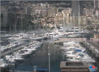Monte Carlo webcam - Quai Antoine 1er, Monte Carlo Port webcam, Cote d'Azur, Cote d'Azur