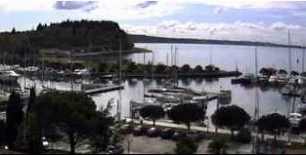Portoroz webcam - Marina Portoroz webcam, Slovenian Littoral, Istria