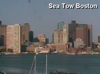 Boston webcam - Sea Tow Boston Harbor webcam, Massachusetts, New England