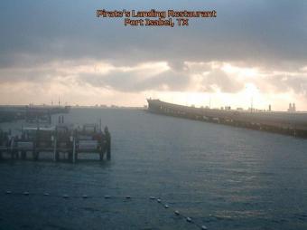 Port Isabel webcam - Pirates Landing Restaurant webcam, Texas, Cameron County