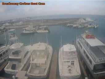 South Padre Island webcam - Boat Cam at Breakaway cruises webcam, Texas, Cameron County