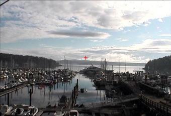 Friday Harbor webcam - Port of Friday Harbor Marina webcam, Washington, San Juan County
