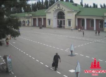 Feodosiya Bay webcam - The forecourt of Feodosia  webcam, Crimea, Crimea