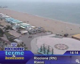 Riccione webcam - Riccione Terme Hotel webcam, Emilia-Romagna, Rimini