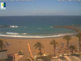 Playa de las Americas webcam - Hesperia Hotel Troya webcam, Canary Islands, Santa Cruz de Tenerife