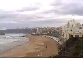 Biarritz webcam - Biarritz Beach webcam, Aquitaine, Pyrenees-Atlantiques