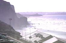 Watergate Bay webcam - Watergate Bay Hotel and Extreme Academy webcam, England, Cornwall
