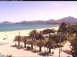 Argeles-sur-Mer webcam - Esplanade Charles Trenet webcam, Languedoc-Roussillon, Pyrenees-Orientales