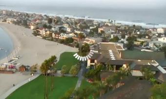 Mission Beach webcam - Catamaran Resort Hotel and Spa webcam, California, San Diego
